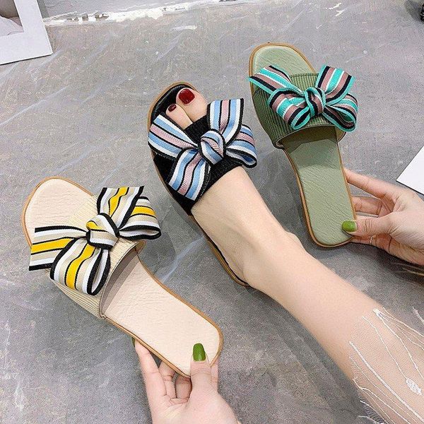 slippers 2021 ladies' -selling fashion all-match bowknot slippers, beige, black, green,
slippers 2021 ladies' -selling fashion all-match bowknot slippers, beige, black, green,