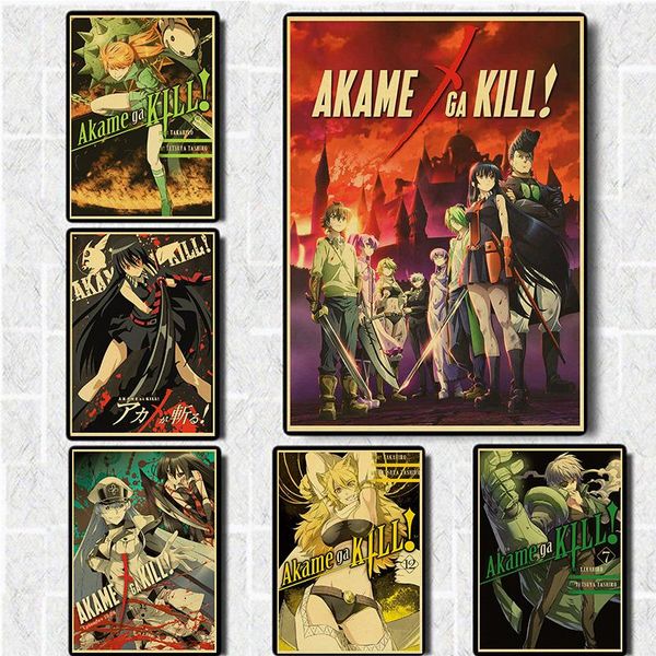 paintings vintage akame ga kill poster classic japan anime posters and prints wall art picture for room home decor cool stickers
paintings vintage akame ga kill poster classic japan anime posters and prints wall art picture for room home decor cool stickers
