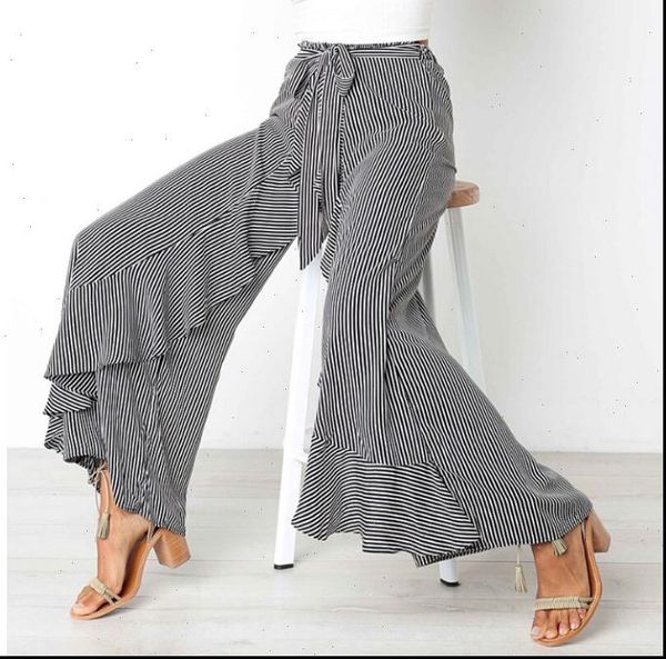 womens pants goocheer autumn winter bow tie wide leg pant high waist women belted ruffle black striped long trousers for, Black;white
womens pants goocheer autumn winter bow tie wide leg pant high waist women belted ruffle black striped long trousers for, Black;white