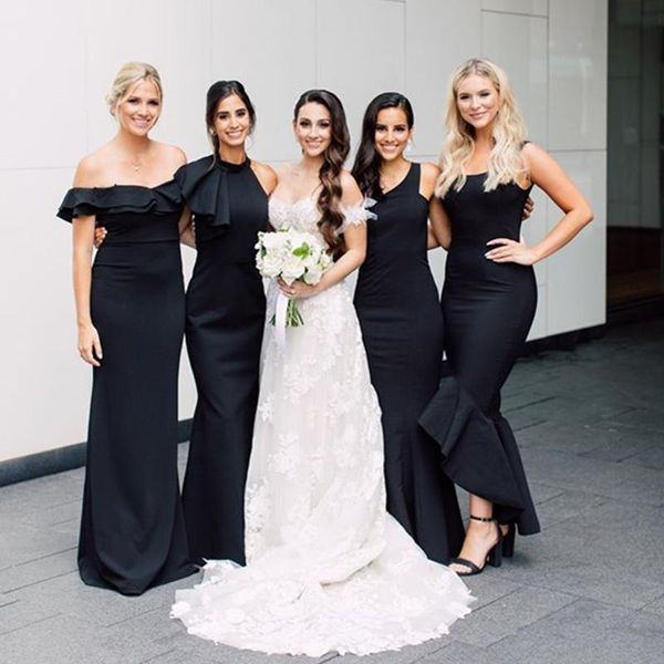 2022 vintage african black bridesmaid dresses off the shoulder mermaid ruffles long custom wedding guest maid of honor gowns plus size, White;pink
2022 vintage african black bridesmaid dresses off the shoulder mermaid ruffles long custom wedding guest maid of honor gowns plus size, White;pink