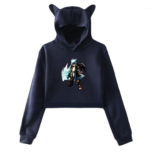 men's hoodies & sweatshirts shaman king you asakura printing cat cropped girl long sleeve pullover crop loose ins tide, Black
men's hoodies & sweatshirts shaman king you asakura printing cat cropped girl long sleeve pullover crop loose ins tide, Black