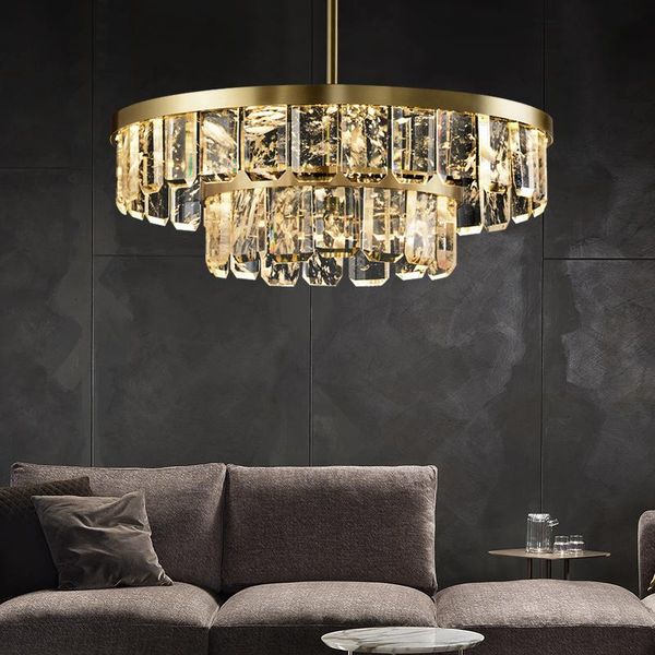 pendant lamps light luxury copper crystal chandelier simple atmosphere living room dining villa lamp post-modern
pendant lamps light luxury copper crystal chandelier simple atmosphere living room dining villa lamp post-modern