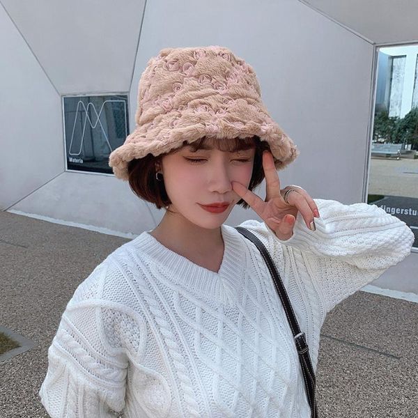 wide brim hats 2021 winter outdoor thicke warm faux fur bucket hat elegant flowers fishing cap panama bob fisherman gorros women basin, Blue;gray
wide brim hats 2021 winter outdoor thicke warm faux fur bucket hat elegant flowers fishing cap panama bob fisherman gorros women basin, Blue;gray