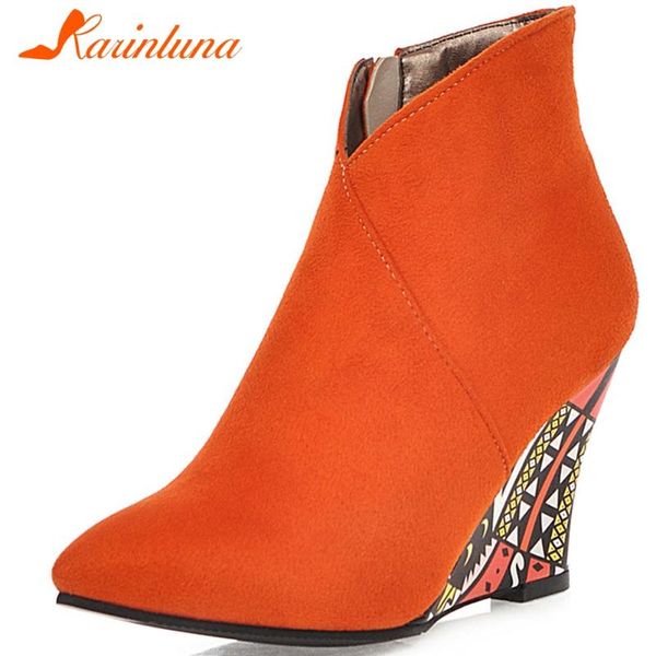 boots karin ins fashion lady casaul office zipper winter high heels wedges pointed toe women ankle shoes woman, Black
boots karin ins fashion lady casaul office zipper winter high heels wedges pointed toe women ankle shoes woman, Black