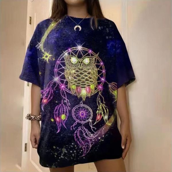 women's t-shirt women summer plus size round neck short sleeve cool style printed oversize ladies casual, White
women's t-shirt women summer plus size round neck short sleeve cool style printed oversize ladies casual, White