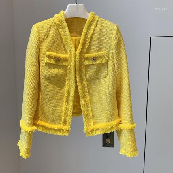 brand fashion women high luxury ladies spring autumn vintage fringed slim tweed short jacket coat women's jackets, Black;brown
brand fashion women high luxury ladies spring autumn vintage fringed slim tweed short jacket coat women's jackets, Black;brown
