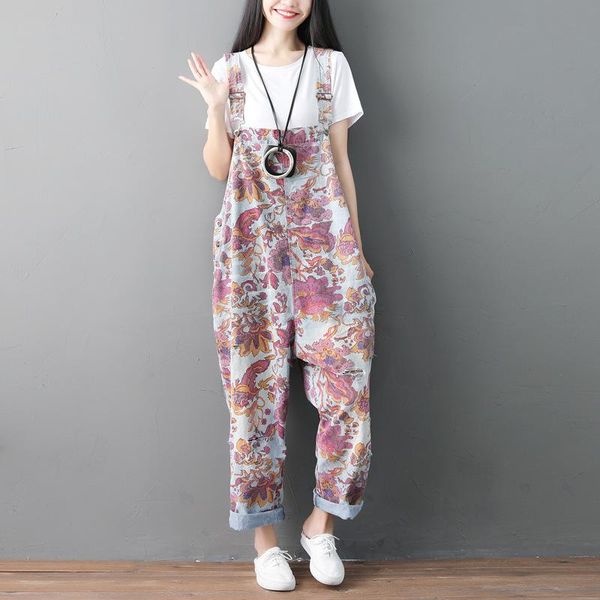 women's jumpsuits & rompers women summer plus size vintage national style washed denim overalls thin holes ripped pattern pants, Black;white
women's jumpsuits & rompers women summer plus size vintage national style washed denim overalls thin holes ripped pattern pants, Black;white