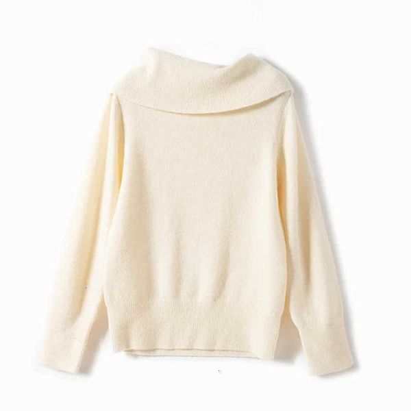 women's sweaters sweaters autumn women knitwear sweater slash neck simple elegant casual j 4x8q, White;black
women's sweaters sweaters autumn women knitwear sweater slash neck simple elegant casual j 4x8q, White;black