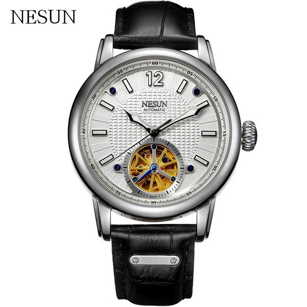 wristwatches nesun swiss men's fashion watch automatic mechanical waterproof business watches relogio masculino, Slivery;brown
wristwatches nesun swiss men's fashion watch automatic mechanical waterproof business watches relogio masculino, Slivery;brown