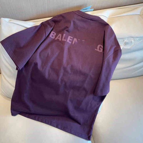 2022 factory wholesale new purple short sleeve t-shirt women's summer alphabet print fashion couple pullover a1, White
2022 factory wholesale new purple short sleeve t-shirt women's summer alphabet print fashion couple pullover a1, White