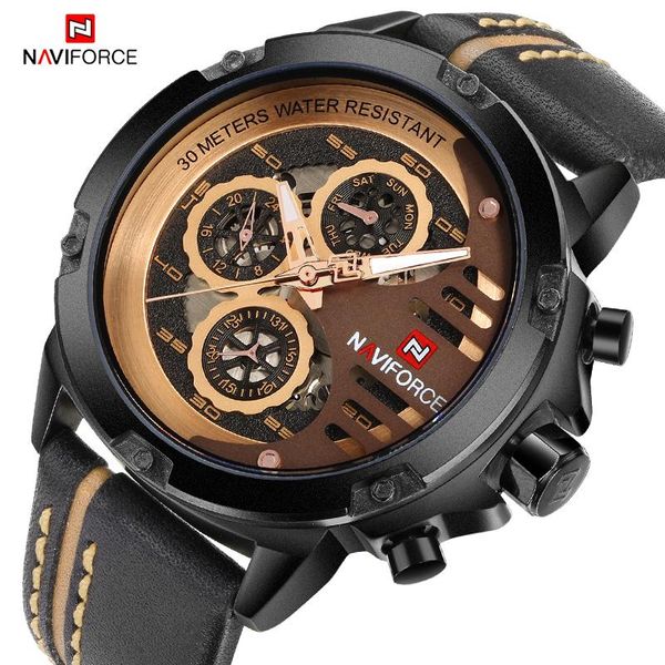 wristwatches naviforce fashion brand watches for men with 24 hours week display waterproof leather strap calendar quartz clock wristwatc, Slivery;brown
wristwatches naviforce fashion brand watches for men with 24 hours week display waterproof leather strap calendar quartz clock wristwatc, Slivery;brown