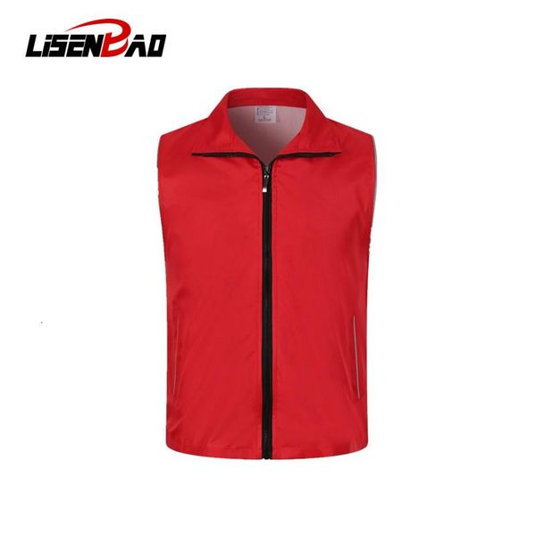 men's vests custom design print logo text casual waistcoat women work clothes men solid color reflective strip, Black;white
men's vests custom design print logo text casual waistcoat women work clothes men solid color reflective strip, Black;white