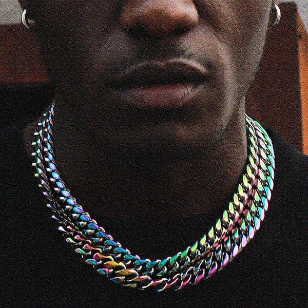 new fashon hip hop jewelry vibrant look signature cuban chain with modern classic quality cuban link choker party punk gifts for men, Black
new fashon hip hop jewelry vibrant look signature cuban chain with modern classic quality cuban link choker party punk gifts for men, Black