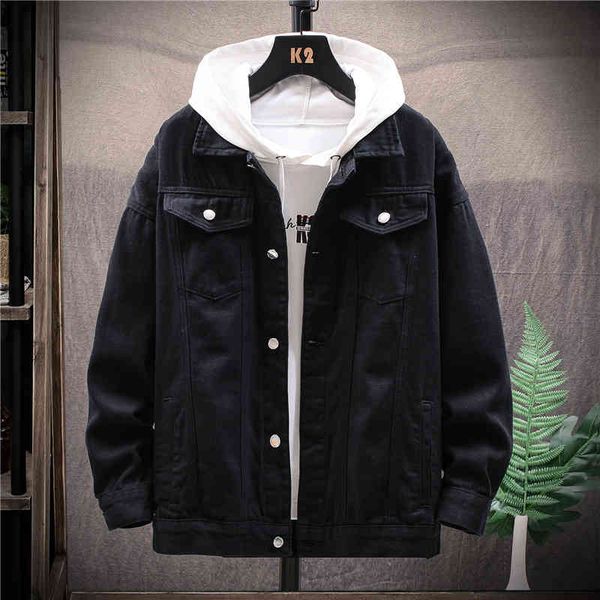 men's jackets spring autumn men denim jacket jean coats good quality cotton coat fashion size s-3xl owq0, Black;brown
men's jackets spring autumn men denim jacket jean coats good quality cotton coat fashion size s-3xl owq0, Black;brown