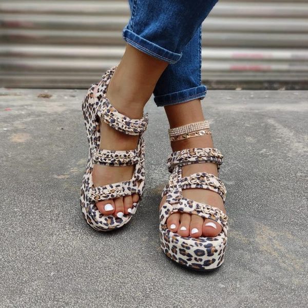 women's sandals hook loop casual woman shoes plat platform leopard ladies sandalias comfort female footwear summer 2021, Black
women's sandals hook loop casual woman shoes plat platform leopard ladies sandalias comfort female footwear summer 2021, Black