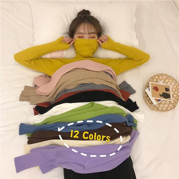 women's sweaters knitted bottoming shirt t-shirt for women simple niche solid color basic all-matching turtleneck long sleeve jum, White;black
women's sweaters knitted bottoming shirt t-shirt for women simple niche solid color basic all-matching turtleneck long sleeve jum, White;black