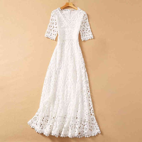 vgh elegant white maxi dress for women v neck half sleeve high waist hollow out slim dresses women 2021 autumn new style fashion, Black;gray
vgh elegant white maxi dress for women v neck half sleeve high waist hollow out slim dresses women 2021 autumn new style fashion, Black;gray