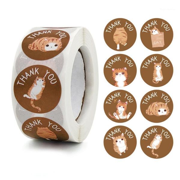 gift wrap 500pcs/roll kids cartoon animal sticker cat design stickers round teacher encouragement motivational lable for1
gift wrap 500pcs/roll kids cartoon animal sticker cat design stickers round teacher encouragement motivational lable for1