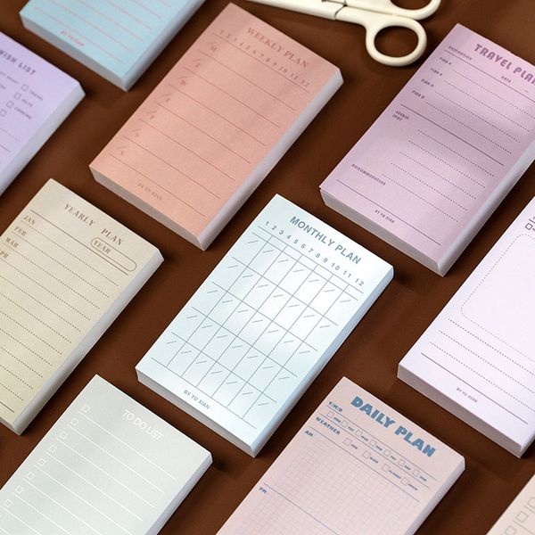 

100 Sheets Weekly Daily Planner Sticky Notes Stickers To Do List Memo Pad Index Tabs Bookmark Memo Sticky Note Flags Page