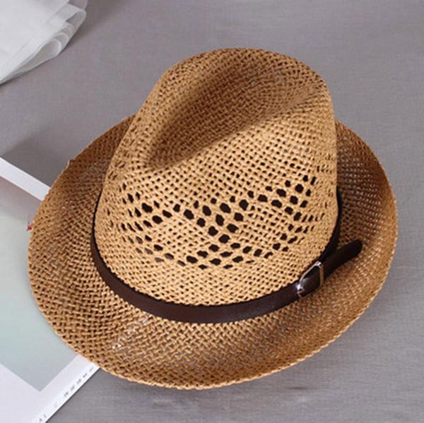 summer women straw hat beach men sun casual panama male cap rope patchwork striped visor wide brim hats, Blue;gray
summer women straw hat beach men sun casual panama male cap rope patchwork striped visor wide brim hats, Blue;gray