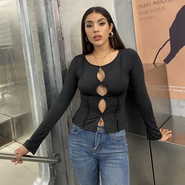 women's t-shirt 2021 design good quality factory price fashion selling slim hollow long sleeve round neck, White
women's t-shirt 2021 design good quality factory price fashion selling slim hollow long sleeve round neck, White