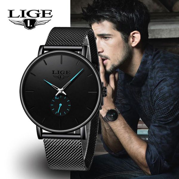 wristwatches lige men's watches 2021 brand fashion quartz watch men luxury waterproof mesh stainless steel strap reloj hombre, Slivery;brown
wristwatches lige men's watches 2021 brand fashion quartz watch men luxury waterproof mesh stainless steel strap reloj hombre, Slivery;brown