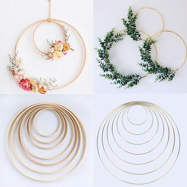 decorative flowers & wreaths 5pcs 10-40cm diy hanging wreath bamboo/metal iron ring hoop craft party decorations baby shower wedding
decorative flowers & wreaths 5pcs 10-40cm diy hanging wreath bamboo/metal iron ring hoop craft party decorations baby shower wedding