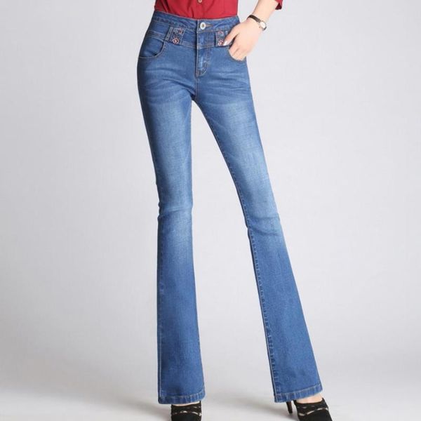 women's jeans high waist trousers 2021 embroidery stretch flare pants slim female, Blue
women's jeans high waist trousers 2021 embroidery stretch flare pants slim female, Blue