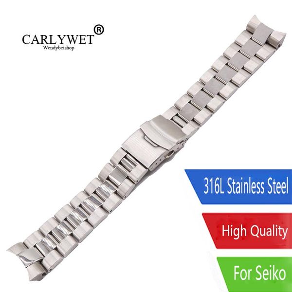 watch bands carlywet 22mm silver 316 steel solid curved end links replacement band strap bracelet double push clasp for, Black;brown
watch bands carlywet 22mm silver 316 steel solid curved end links replacement band strap bracelet double push clasp for, Black;brown