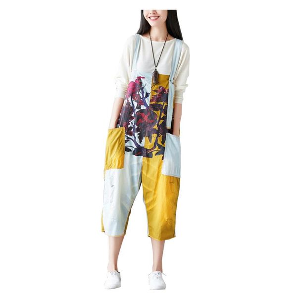 women's jeans women loose printed denim bib overalls y2k patchwork holes ripped calf-length crop jumpsuits coveralls, Blue
women's jeans women loose printed denim bib overalls y2k patchwork holes ripped calf-length crop jumpsuits coveralls, Blue