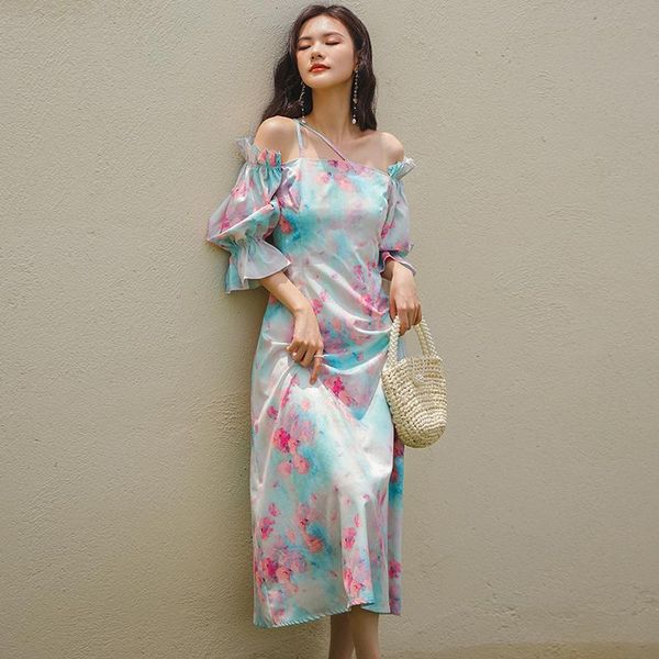 casual dresses summer vintage puff sleeve beach maxi dress party ladies elegant streetwear off-shoulder floral print vacation robe, Black;gray
casual dresses summer vintage puff sleeve beach maxi dress party ladies elegant streetwear off-shoulder floral print vacation robe, Black;gray