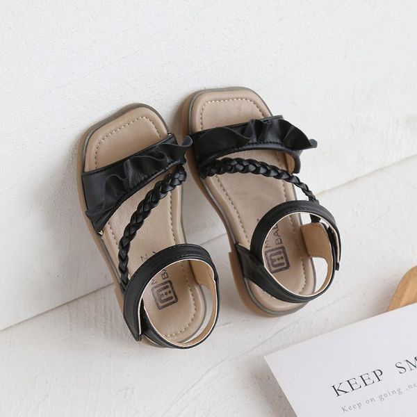 sandals children girls sandal 2021 weave style summer child flats shoes baby beach kids for little fashion ruffles 1-7 year, Black;red
sandals children girls sandal 2021 weave style summer child flats shoes baby beach kids for little fashion ruffles 1-7 year, Black;red