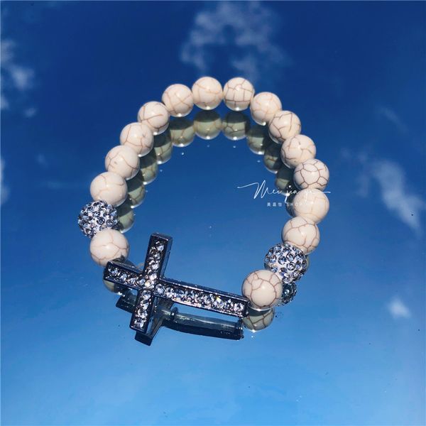 party favor chrome/hearts bracelet design y2k millennium spice girl diamond inlaid cross beaded white couple
party favor chrome/hearts bracelet design y2k millennium spice girl diamond inlaid cross beaded white couple