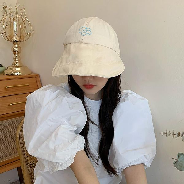 wide brim hats april half ins the net red literary duck tongue hat female summer wild sun large anti-ultraviolet peaked cap casquette, Blue;gray
wide brim hats april half ins the net red literary duck tongue hat female summer wild sun large anti-ultraviolet peaked cap casquette, Blue;gray