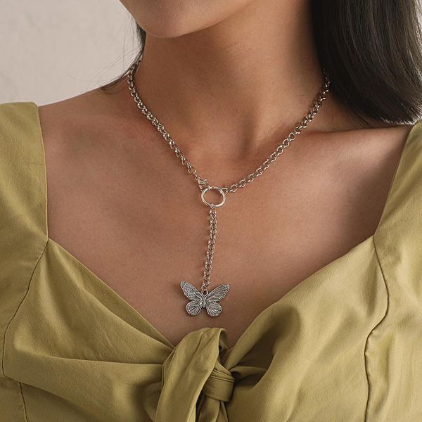 chokers jewelry western style double rhinestone necklace alloy tassel hollow butterfly pendant collares jewlery, Golden;silver
chokers jewelry western style double rhinestone necklace alloy tassel hollow butterfly pendant collares jewlery, Golden;silver