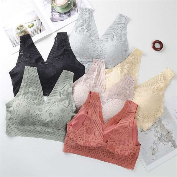women tank seamless sports tube ice silk thin wire lingerie bra summer section breathable and comfortable, Black;white
women tank seamless sports tube ice silk thin wire lingerie bra summer section breathable and comfortable, Black;white