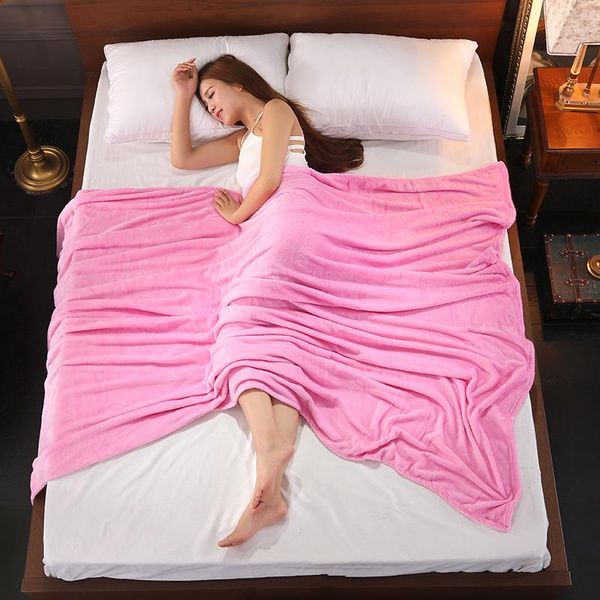 blankets summer winter flannel coral fleece throw blanket children warm double bedspread on the bed for office coraline sofa cover