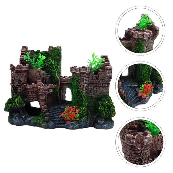 decorations castle shape hiding cave resin aquarium landscaping fish shelter decoration
decorations castle shape hiding cave resin aquarium landscaping fish shelter decoration