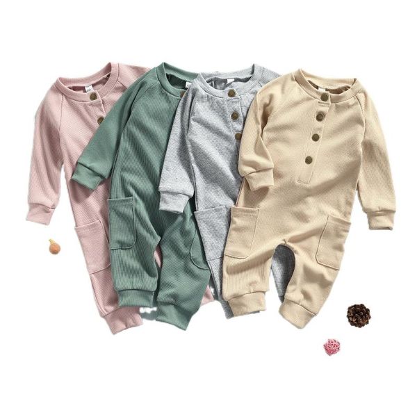 clothing sets born baby girl boy clothes casual jumpsuit infant solid color long sleeve romper with pockets, White
clothing sets born baby girl boy clothes casual jumpsuit infant solid color long sleeve romper with pockets, White
