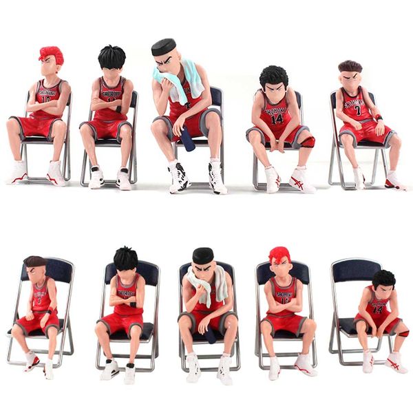9-11cm 5pcs/lot Slam Dunk Hanamichi Sakuragi Rukawa Kaede Akagi Takenori Miyagi Ryota PVC Action Figure Anime Model Toys
9-11cm 5pcs/lot Slam Dunk Hanamichi Sakuragi Rukawa Kaede Akagi Takenori Miyagi Ryota PVC Action Figure Anime Model Toys