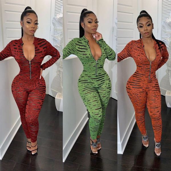 ueteey jumpsuit skinny zip design nightclub women's jumpsuits & rompers, Black;white
ueteey jumpsuit skinny zip design nightclub women's jumpsuits & rompers, Black;white