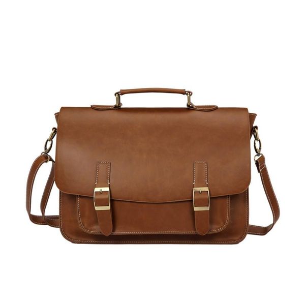 briefcases 2021 men's bag crazy horse leather large capacity handbag male vintage shoulder business tote man laptop
briefcases 2021 men's bag crazy horse leather large capacity handbag male vintage shoulder business tote man laptop
