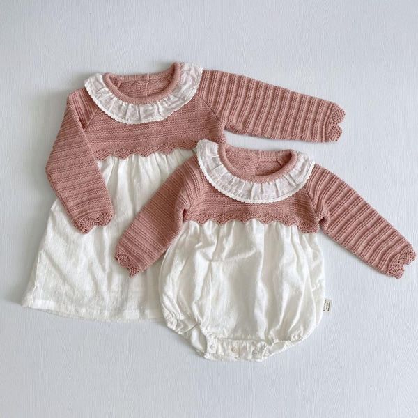 rompers yg girl baby children's autumn and winter sweater dress princess skirt wool woven harbin clothes climbing sister, Blue
rompers yg girl baby children's autumn and winter sweater dress princess skirt wool woven harbin clothes climbing sister, Blue