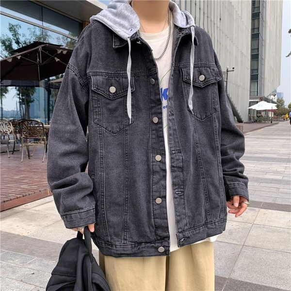 men's jackets jacket outerwear hooded denim solid color fall winter trend loose tidal current sport streetwear the listing recommend, Black;brown
men's jackets jacket outerwear hooded denim solid color fall winter trend loose tidal current sport streetwear the listing recommend, Black;brown
