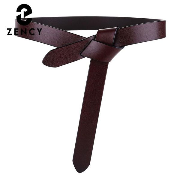 belts zency fashion classic women's belt split leather elegant dress waistband tie thin leisure ladies pin buckle female waistbelt, Black;brown
belts zency fashion classic women's belt split leather elegant dress waistband tie thin leisure ladies pin buckle female waistbelt, Black;brown