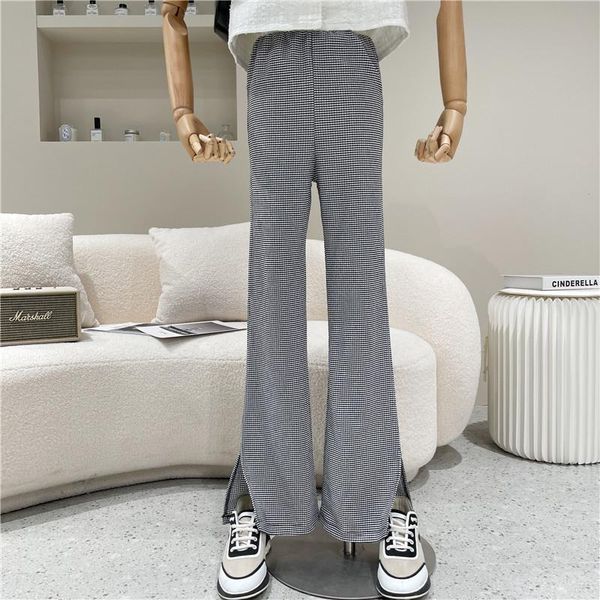 niche design women's spring 2021 fashion temperament plaid straight leg floor mop pants high waist loose casual & capris, Black;white
niche design women's spring 2021 fashion temperament plaid straight leg floor mop pants high waist loose casual & capris, Black;white