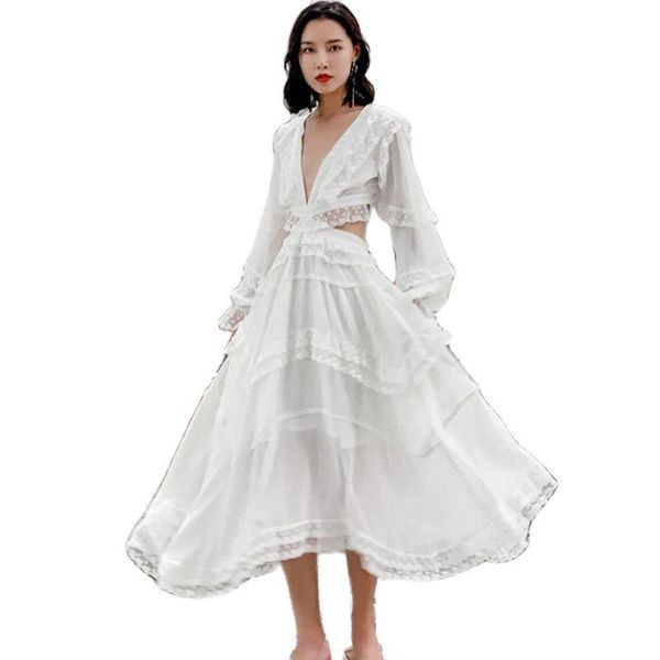 casual dresses 2021 summer european design vintage white boho high waist empire lace dress luxury backless party women evening elegant, Black;gray
casual dresses 2021 summer european design vintage white boho high waist empire lace dress luxury backless party women evening elegant, Black;gray