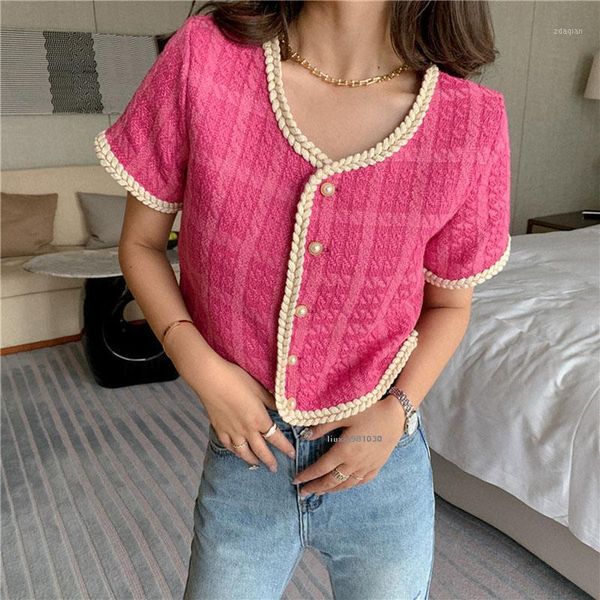 women's jackets 2021 summer retro short korean plaid tweed coat women fashion short-sleeved thin jacket female elegant qt90, Black;brown
women's jackets 2021 summer retro short korean plaid tweed coat women fashion short-sleeved thin jacket female elegant qt90, Black;brown