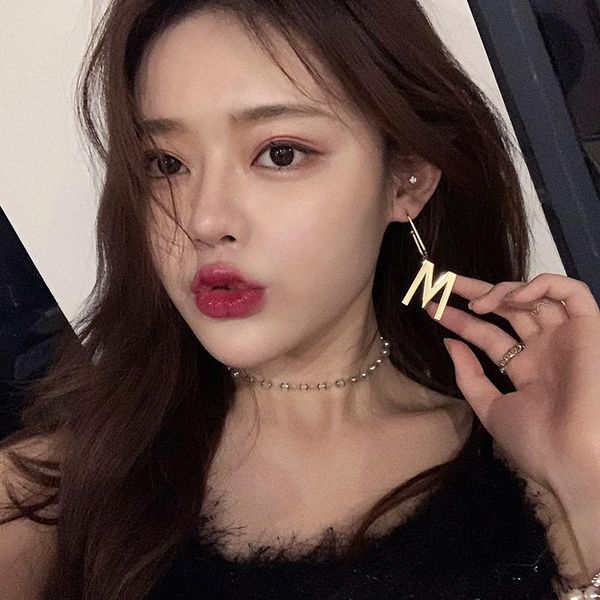 hoop & huggie fashion exaggerated metal letter mr earrings korean graceful online influencer simple cold style western ear, Golden;silver
hoop & huggie fashion exaggerated metal letter mr earrings korean graceful online influencer simple cold style western ear, Golden;silver