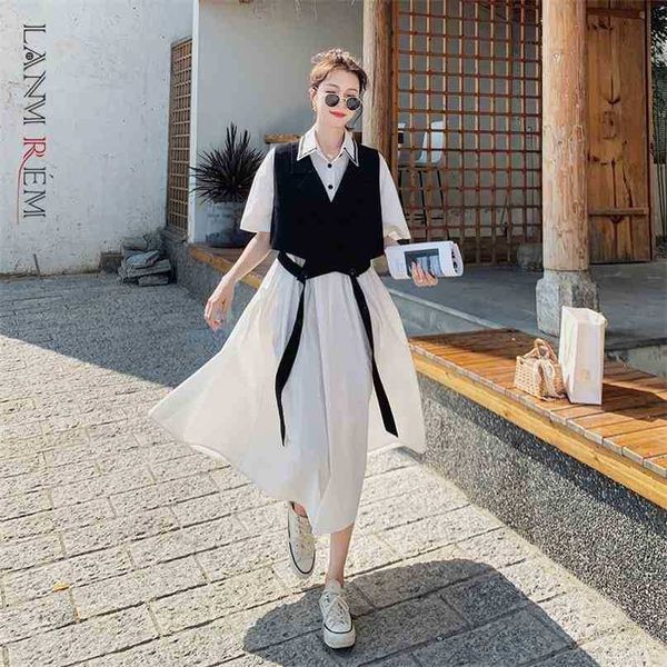 women's midi casual dress design vest with long two piece suit temperament loose fit fashion summer 2p1710 210526, Black;gray
women's midi casual dress design vest with long two piece suit temperament loose fit fashion summer 2p1710 210526, Black;gray
